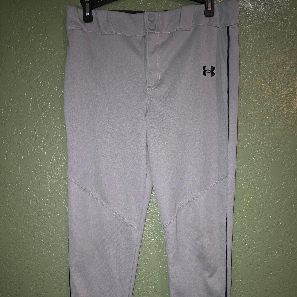 Boy's youth size XL navy and gray baseball pants